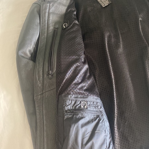 Authentic Harley Davidson Road Warrior Mens Leather Jacket XL Tall EUC​​​​​​​​ - Picture 7 of 9